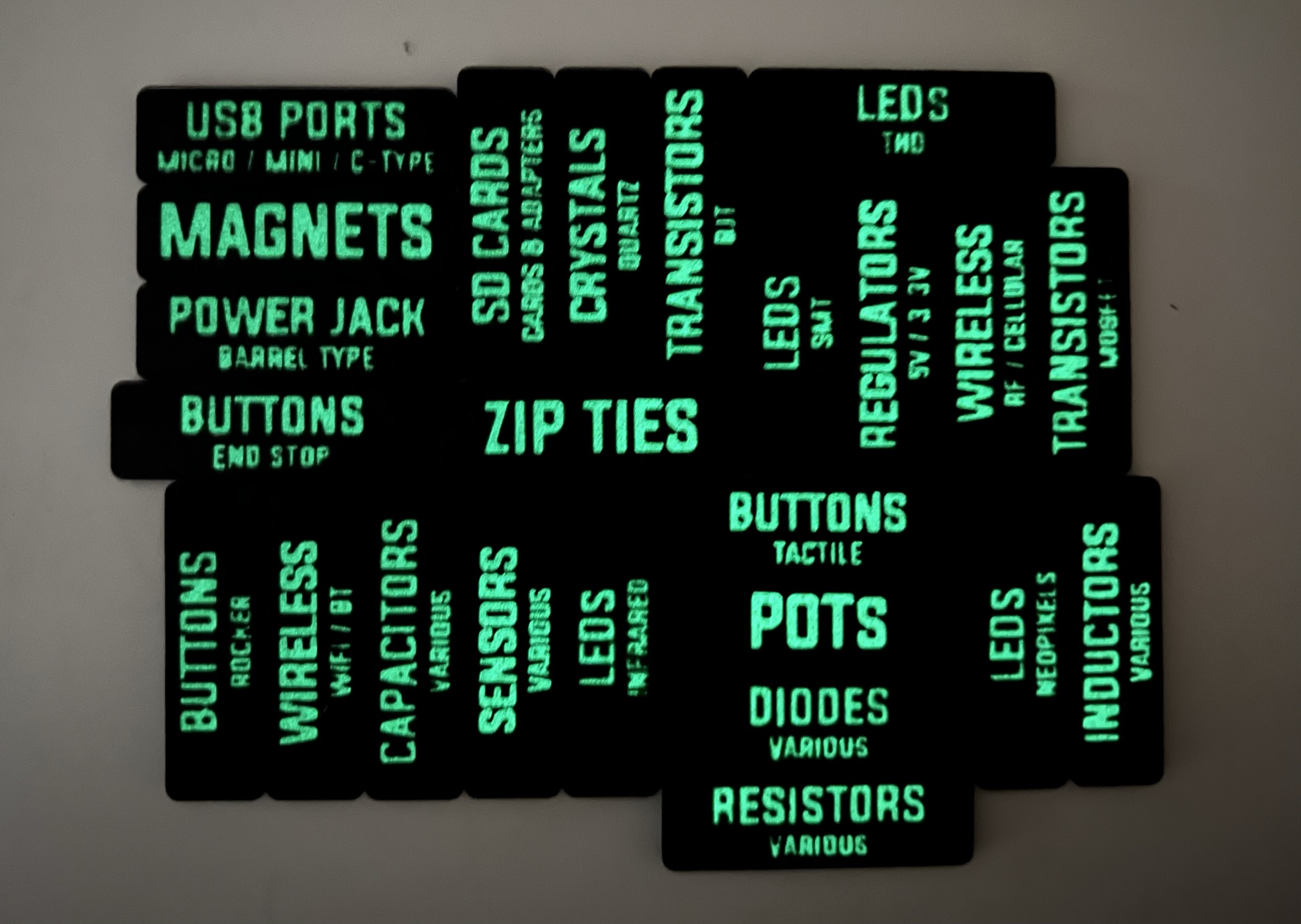 Generating 3D Printed Labels for Harbor Freight Parts Organizer Shiv